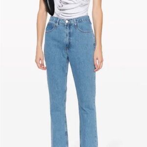Pistola Blue High Rise Jeans Straight Leg